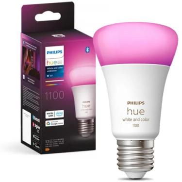 Imagem de Lampada Bulbo Philips Hue 11w A60 Inteligente Smart Rgb 220v