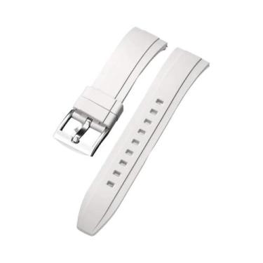 Imagem de Pulseiras De Silicone De 20mm E 22mm Para Omega Swatch Speedmaster Moo