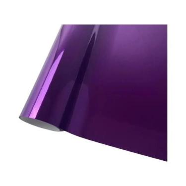 Imagem de Filme Vinílico Cromado Roxo À Prova d'Água, Adesivo Para Estilização D