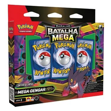 Imagem de Baralho Batalha Mega - Pokémon - Mega Gengar EX - Copag