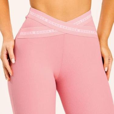 Imagem de Legging Ultimate Rosa Cravo Canelado Donna Carioca-Feminino