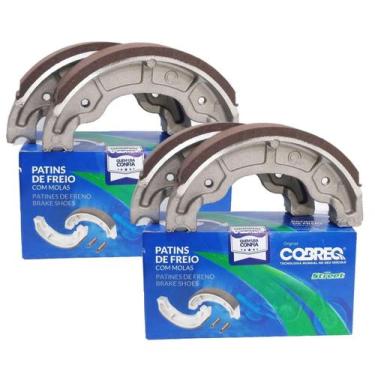 Imagem de Par Lonas de Freio Biz 110i / Biz 100 / Biz 125 Cobreq (Standard)