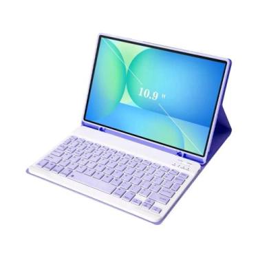 Imagem de Capa Com Teclado Para Samsung Galaxy Tab S10 FE 10.9 Polegadas SM-X520
