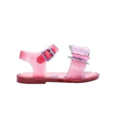 Imagem de Sandália Mini Melissa Fly Sandal III Infantil Rosa Glitter-Feminino