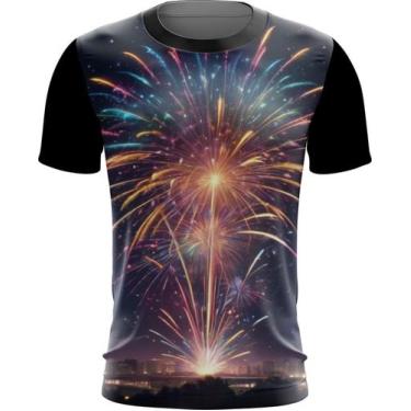 Imagem de Camiseta Dryfit Fogos de Artifício Rojões Ano Novo 4 - Kasubeck Store®