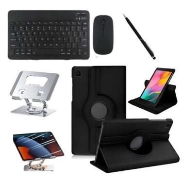 Imagem de Case p/ Galaxy Tab A11 Plus 11 + Teclado Mouse Caneta e Suporte Girató