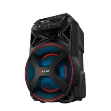 Imagem de Caixa Amplificada Xsound Mondial Preto 300W RMS - CM-300-N Bivolt - MO