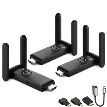 Imagem de Transmissor HDMI sem fio e 2 receptores POFAN 165 pés/50 m