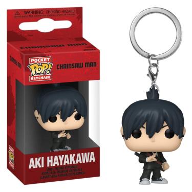 Imagem de Chaveiro Funko Pop Keychain Chainsaw Man - Aki Hayakawa