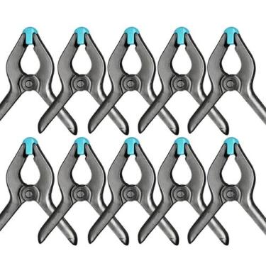 Imagem de Grampo Multiuso com Mola 150mm Preto Resistente Prático Ideal para Fix