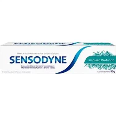 Imagem de Creme Dental Pasta De Dente Sensodyne Limpeza Profunda 90g Dentes Sens
