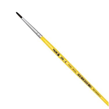 Imagem de Pincel Escolar Redondo Ponei Amarelo Tigre Nº 266 (Escolha O Número) T