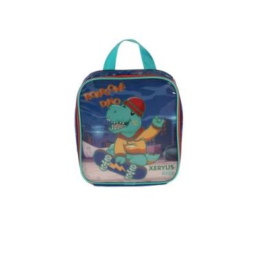 Imagem de Lancheira Infantil Dino Skate - Xeryus, Azul