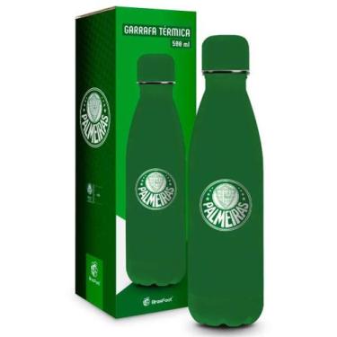 Imagem de Garrafa Térmica 500 ML Neo emborrachada times futebol - Brasfoot, Palm