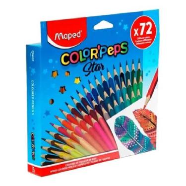 Imagem de Lápis De Cor Color''peps Star 72 Cores - Maped
