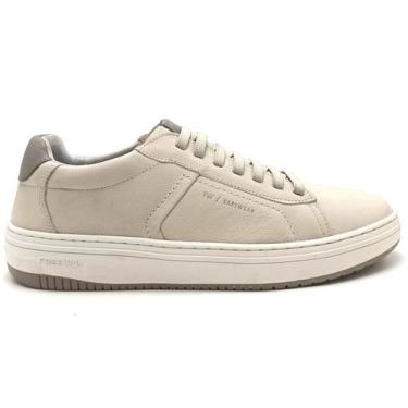 Imagem de Sapatênis Masculino Couro Freeway EVO02, Branco, 40