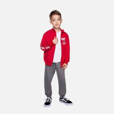 Imagem de Conjunto Casaco Moletom Com Capuz E Calça Moletom Infantil Menino Have