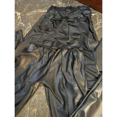 Imagem de Calça de material sintético infantil - Kids e Kids, Preto, P