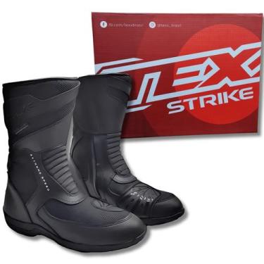 Imagem de Bota Masculina Para Moto Texx Strike V2 Impermeável, 44