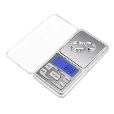 Imagem de Mini Balança Digital De Bolso E Alta Precisão 0,1g Até 500g - MBtech