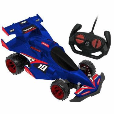 Imagem de Carrinho de Controle Remoto Endurance - 7 Funções - Azul - Candide