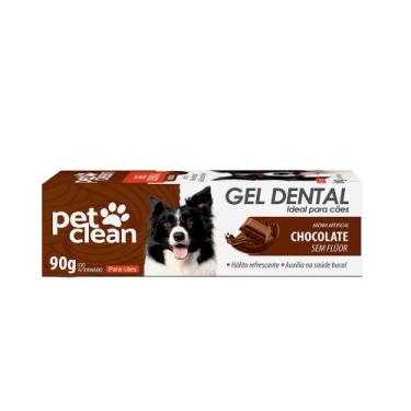 Imagem de Kit Pasta de Dente para Cães e Gatos - Gel Dental Cães e Gatos 90g + D
