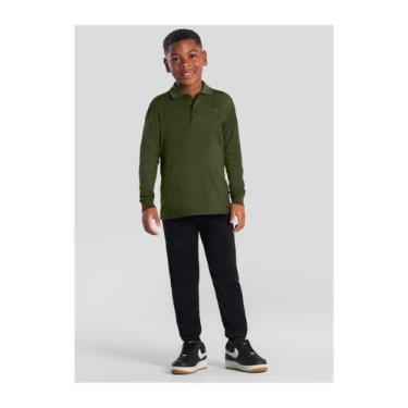 Imagem de Calça Infantil Jogger Basic Preto Menino Brandili, 14, Preto
