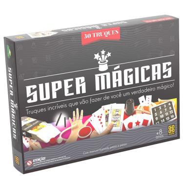 Imagem de Jogo de Mágicas Infantil Super Mágicas com Adereços para Ilusionismo em Plástico Grow