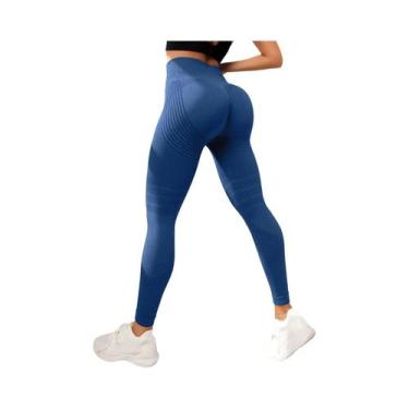 Imagem de Calças De Yoga De Cintura Alta Com Alta Elasticidade, Leggings Para Fi