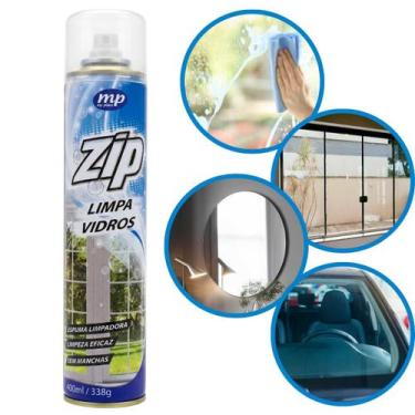 Imagem de Kit 2 Limpa Vidro Tira Mancha Remove Sujeira Porta Espelho Box Carro -