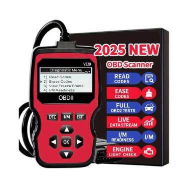Imagem de Scanner OBD2 Universal V320 Ferramenta De Diagnóstico Para Carros E Ca