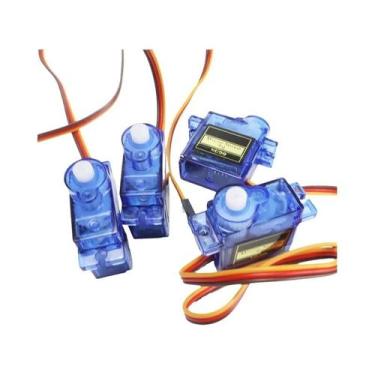 Imagem de Kit De Micro Servo Motor 180 360 Graus 4 Peças SG90 9g Mini Engrenagem