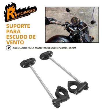 Imagem de Suporte Ajustável Para Para-brisa De Motocicleta 22MM 25MM 28MM Para G