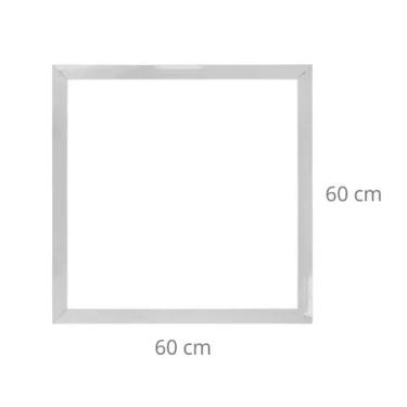 Imagem de Alçapão Para Drywall de Metal Branco Tamanho: 60x60 - Plaster, 60x60