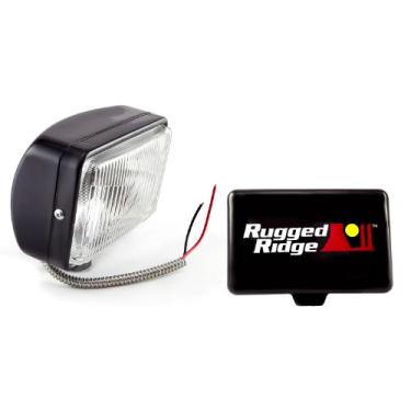 Imagem de Rugged Ridge Kit de luz 15207.05, halogênio, 12,7 x 17,8 cm, preto, caixa de aço