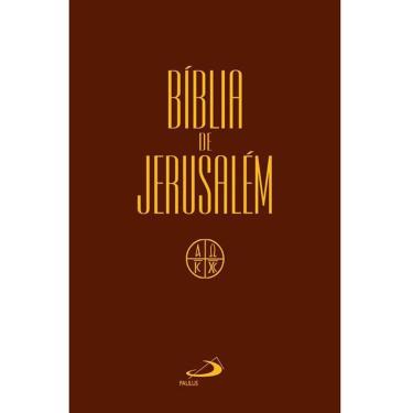 Imagem de Bíblia de Estudo Jerusalém Média Capa Cristal