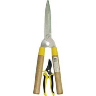 Imagem de Kit Tesoura Poda 2 Peças, Preto-Amarelo