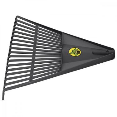 Imagem de Vassoura com 18 Dentes em Polipropileno Preto Sem Cabo