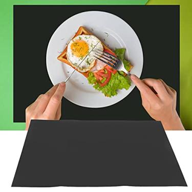 Imagem de Almofada de silicone com isolamento t¨¦rmico,n?o absorve odores, tapete antiderrapante, protetor de fog?o de indu??o, tapete resistente ao calor para micro-ondas, fritadeira a ar(Rectangle), Alm