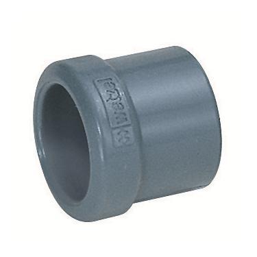 Imagem de Bucha de Redução de PVC Cinza S/ Rosca – Wetzel | ¾"x½" BRC-15/10 Cód. E015400010