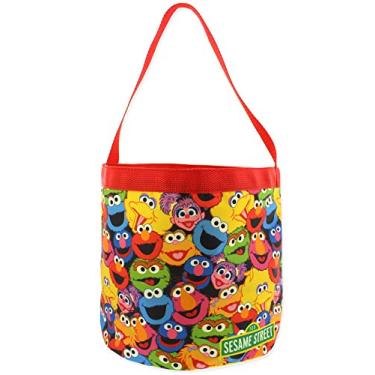 Imagem de Sesame Street Bolsa de armazenamento de brinquedos para meninos e meninas da Elmo, Cl ssico, Vermelho/Multi, One Size