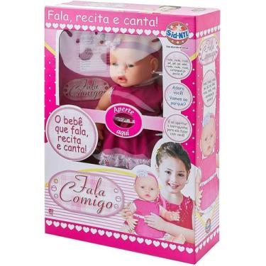 Boneca grande anne fala frases e canta com cabelo 42cm supertoys - Bonecas  - Magazine Luiza