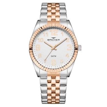 Imagem de Relógio Backer Feminino Ref: 10302134f Br Clássico Bicolor