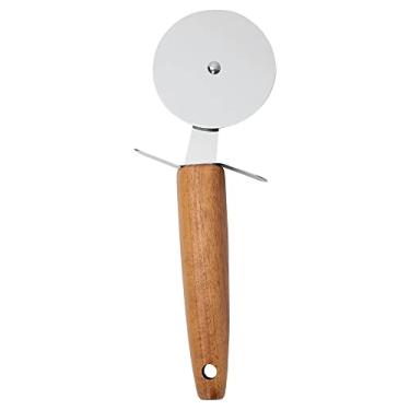 Imagem de Mimo Style Cortador de Pizza, Útil Para Cortar Também Tortas, Waffles e Biscoitos de Masssa, Material em Aço Inox e Cabo em Madeira