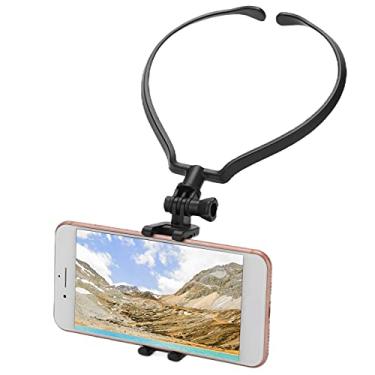 Imagem de Vbestlife Suporte de pescoço para selfie, para Hero 9.270° suporte de telefone giratório para pendurar no pescoço, 5,5-8,5 cm
