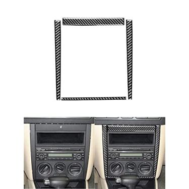Imagem de JEZOE Adesivo de fibra de carbono preto autocolante acessórios decorativos, para Vw Golf 4 GTI Jetta MK4 1999 2000 2001 2002 2003 2004
