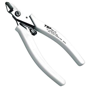 Imagem de TOP Alicate de corte afiado de aço inoxidável japonês pesado, acionado por mola, alicate de corte de precisão de 11,4 cm, ferramenta de cortador de arame, feito no Japão