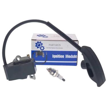 Imagem de Bobina de ignição ParSRUN 4244-400-1307 com vela de ignição para Spray de soprador de mochila STIHL SR430 SR440 SR450 ZF433-HHS