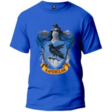 Imagem de Camiseta 100% Algodão Harry Potter Ravenclaw Gola Redonda Masculina -