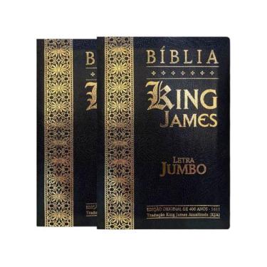 Imagem de Bíblia Sagrada King James Atualizada Letra Jumbo Capa Coverbook Preta